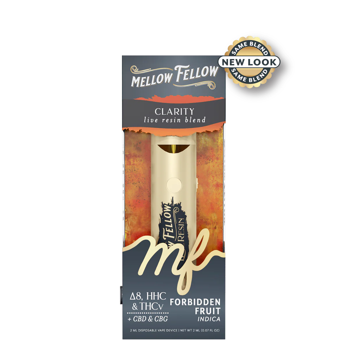Clarity Blend 2ml Live Resin Disposable Vape - Forbidden Fruit (Indica)