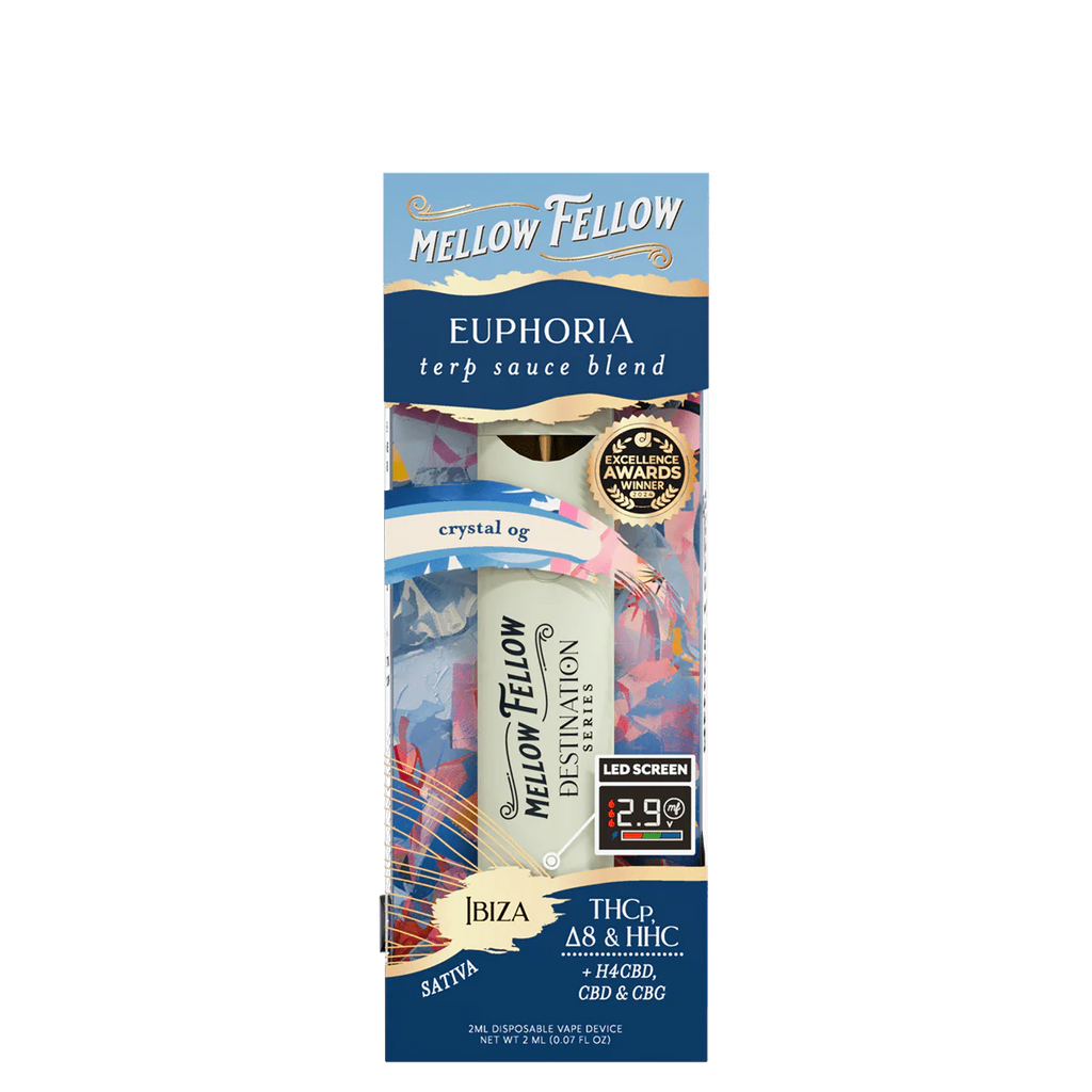 Euphoria Blend - Terp Sauce 2ml Disposable Vape - Crystal OG (Sativa)