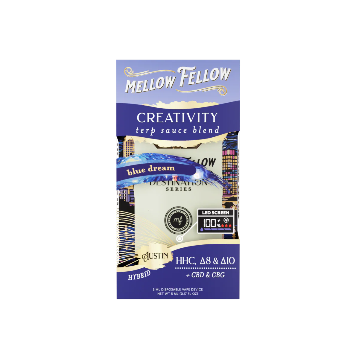 Creativity Blend - Terp Sauce 5ml Disposable Vape - Blue Dream (Hybrid)