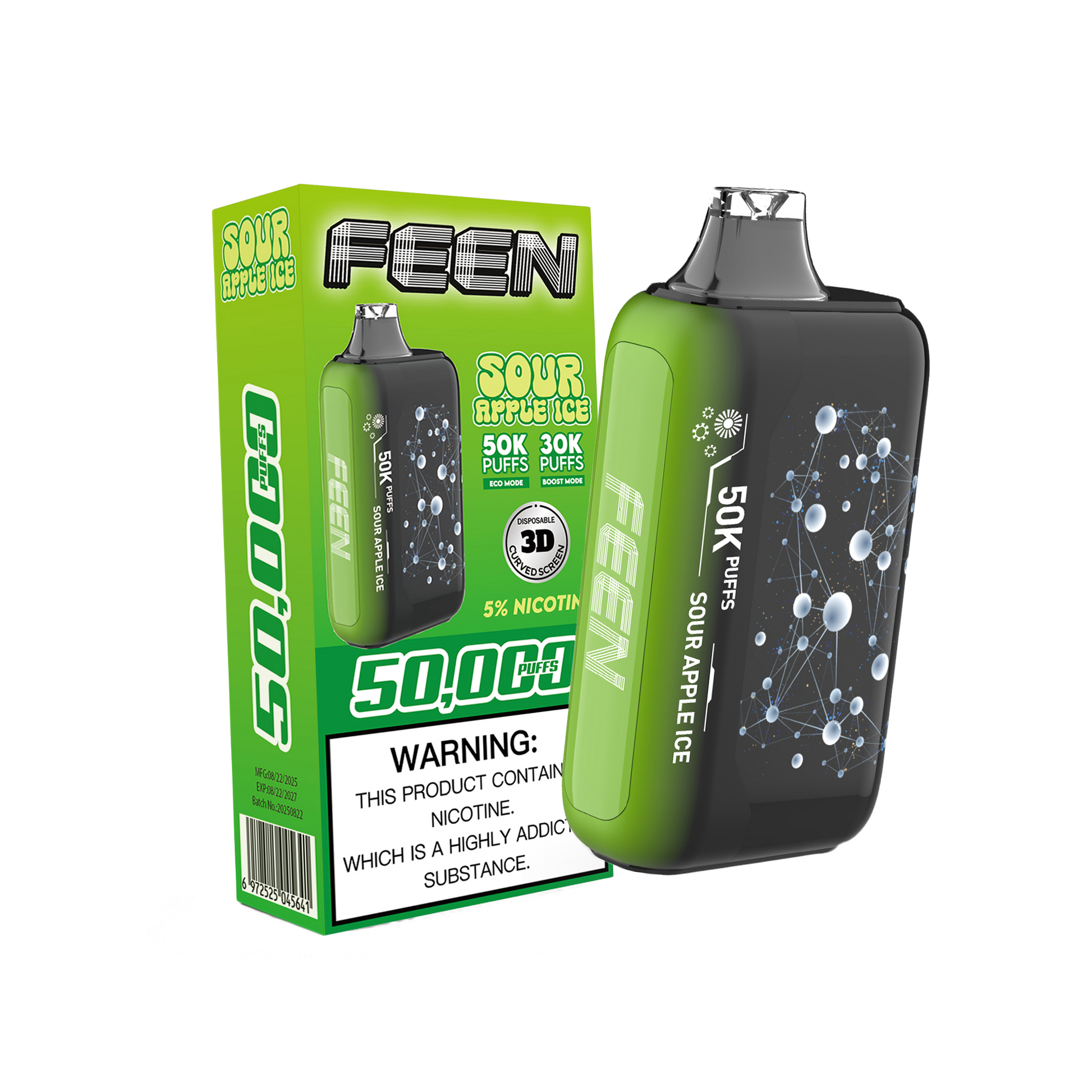 FEEN 50K - Sour Apple Ice