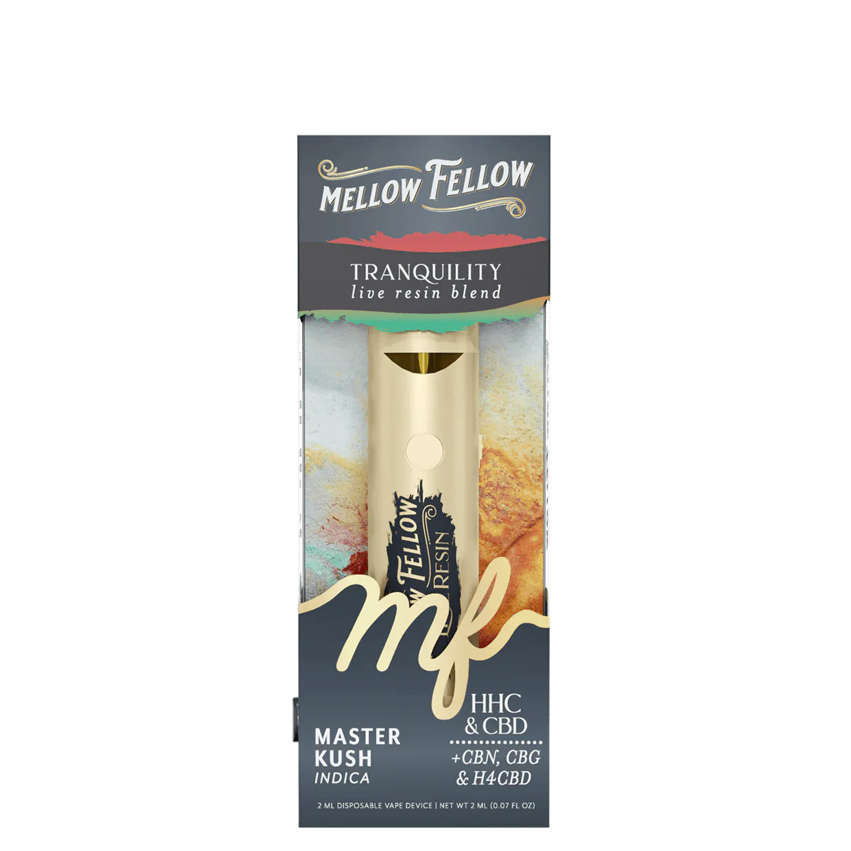 Tranquility Blend 2ml Live Resin Disposable Vape - Master Kush (Indica)