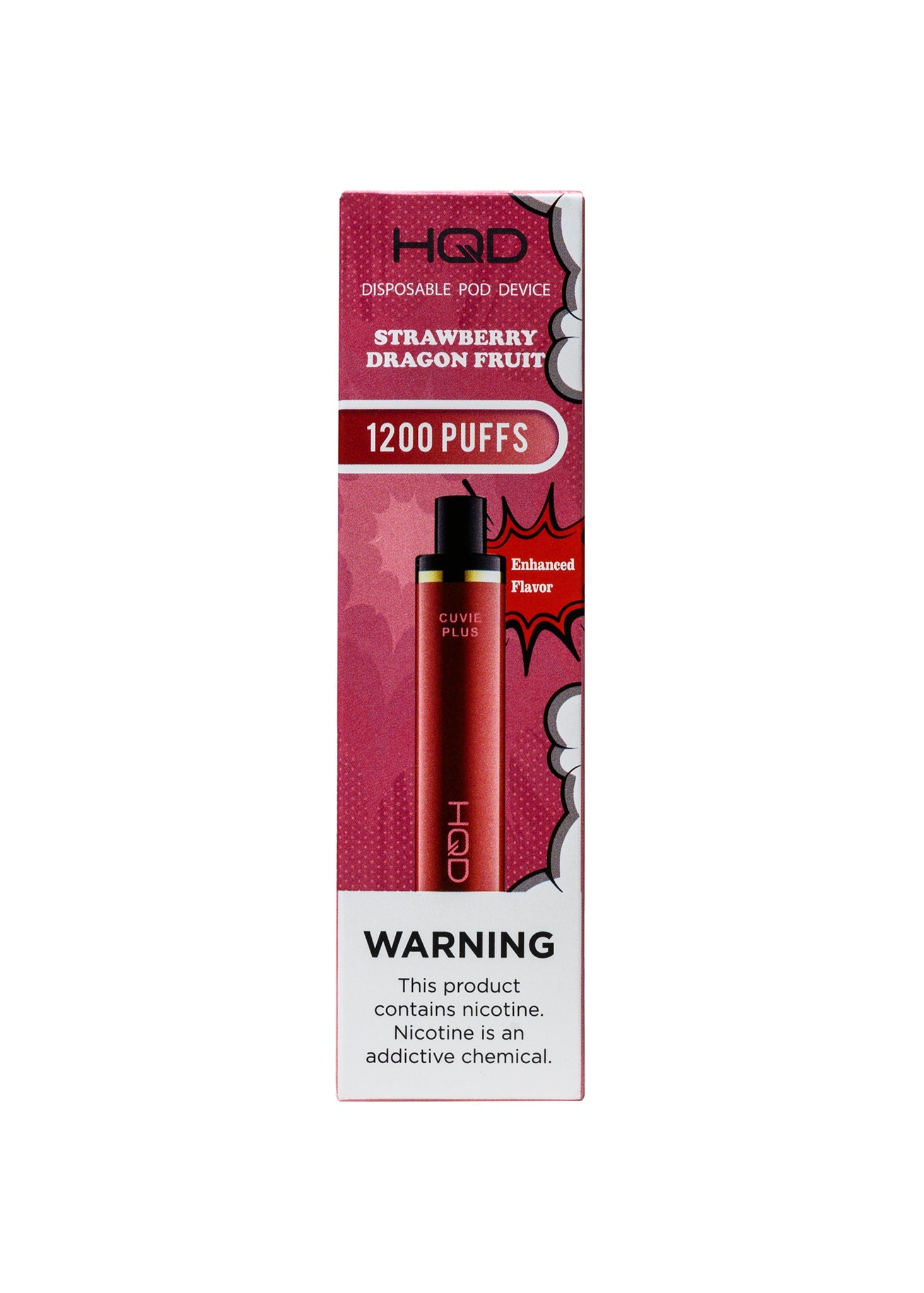 Strawberry Dragon Fruit HQD Cuvie Plus 1200