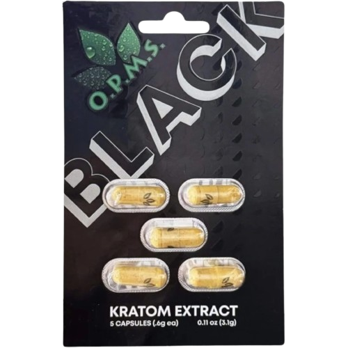 OPMS Black Capsules 3ct